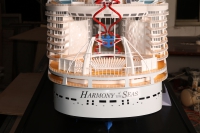 customized model of Harmony of the Seas (world largest cruiseship)